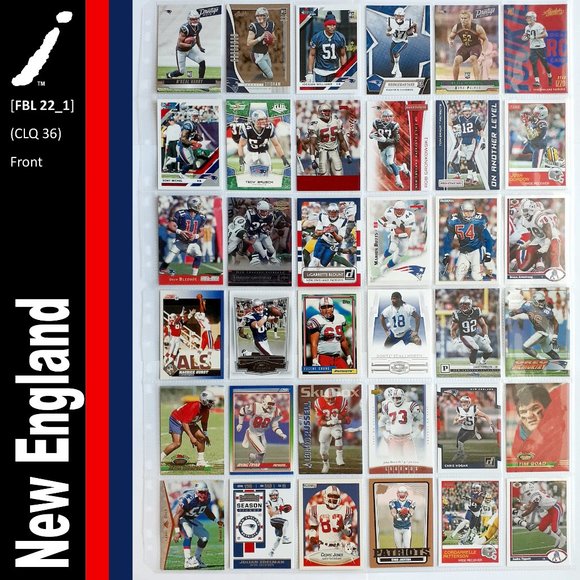 NFL Other - New England Patriots 36 Player Card Lot [FBL13_1]